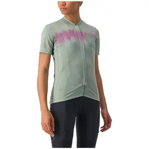 Comparateur de prix : Maillot Castelli Unlimited Sentiero 2 manche courte vert pâle lilas femme - S