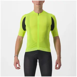 Comparateur de prix : Maillot Castelli Superleggera 3 manche courte vert lime électrique - M