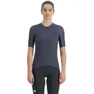 Maillot manches courtes femme sportful matchy bleu fonce pas cher