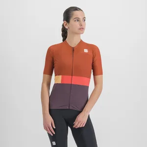 Sportful 1123019-623 Snap W JRS Femme Sweatshirt Huckleberry CAYENNA Red S pas cher