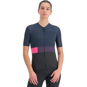Comparateur de prix : Maillot Sportful Snap manche courte noir bleu lilas femme - M