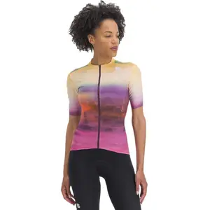 Comparateur de prix : Sportful 1123006-579 Flow SUPERG W JRS Femme T-Shirt Carmine Rose Yellow M