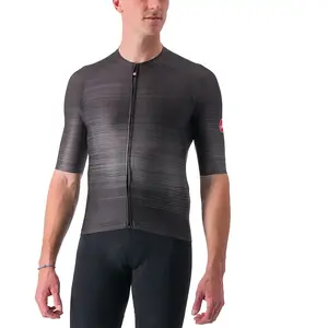 Maillot Castelli Aero Race 6.0 Rosso Corsa manche courte noir clair - XL