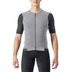 Comparateur de prix : Maillot Castelli Premio manche courte gris clair vert sauge - XL