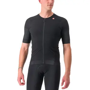 Comparateur de prix : CASTELLI 4523008-085 Premio Black Jersey Men's T-Shirt Light Black/Black XXL
