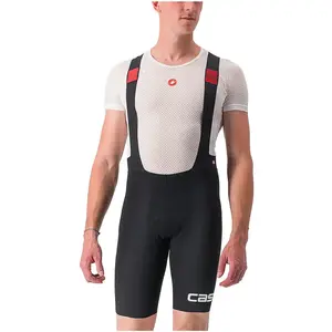 Cuissard Castelli Premio Rosso Corsa Limited Edition noir blanc - S