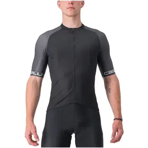 Comparateur de prix : CASTELLI 4522025-385 ENTRATA VI Jersey Men's T-Shirt Light Black/Dark Gray-Ivory S