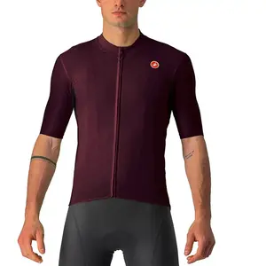 CASTELLI 4522022-421 Endurance Elite Jersey Men's T-Shirt Bordeaux S pas cher