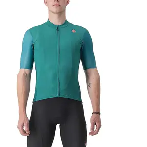 CASTELLI 4522022-319 Endurance Elite Jersey Men's T-Shirt Quetzal Green S pas cher
