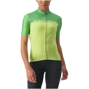 Comparateur de prix : Maillot Castelli Velocissima manche courte vert lime brillant femme - S