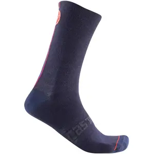 Castelli Chaussettes Racing Stripe 18 bleu 36/39 pas cher