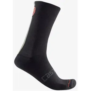 Paire de chaussettes castelli racing stripe 18 noir