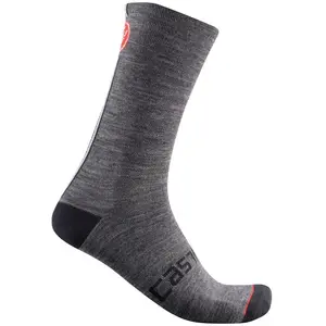 Comparateur de prix : Paire de chaussettes castelli racing stripe 18 gris