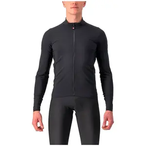 CASTELLI Flight Jersey Air Maillot Lunga, Black, L Homme, Noir, Large