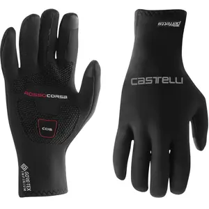 Comparateur de prix : Gants longs Castelli Perfetto Max Rosso Corsa GORE-TEX INFINIUM  noir - M