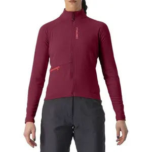 Comparateur de prix : Castelli Unlimited Trail W - Maillot vélo femme Bordeaux / Rose L