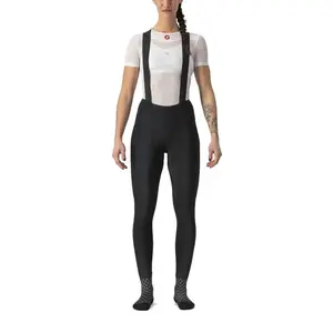 Cuissard long Castelli Free Aero Rosso Corsa Drop Tail noir femme - LVendu parbobshop