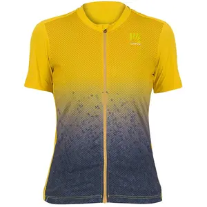 Comparateur de prix : KARPOS 2501096-035 Verve Evo W Jersey T-Shirt Femme Lemon Curry/Ombre Blue Taille S