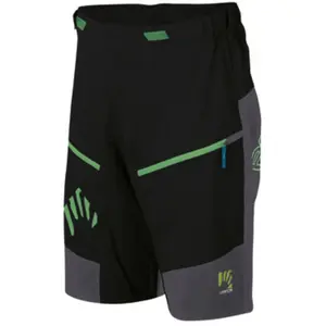 Comparateur de prix : Karpos Rapid Baggy Short - Short VTT homme Black / Dark Grey / Green Fluo M