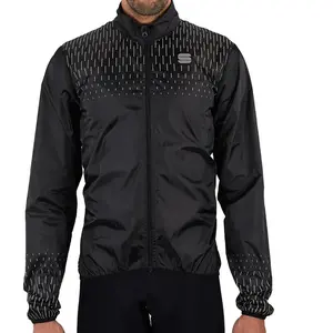 Comparateur de prix : Veste fine coupe-vent Sportful Reflex noir gris - XL