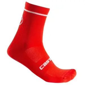 Paire de chaussettes castelli entrata 13 rouge pas cher