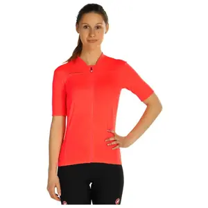 Comparateur de prix : Maillot Castelli Anima 3 manche courte rose bleu foncé femme - L
