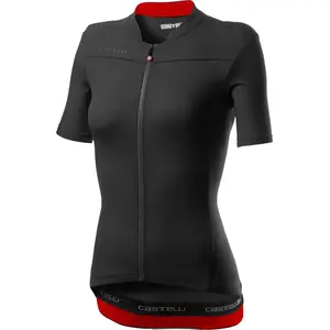 Castelli 4520068 Anima 3 Jersey T-Shirt Femme Light Black/Red Taille M pas cher