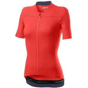 Comparateur de prix : Maillot Castelli Anima 3 manche courte rose bleu foncé femme - XL