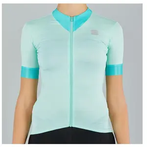 Sportful Kelly Short Sleeve Jersey - Maillot vélo femme Acqua Green S pas cher
