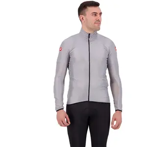 Castelli - Aria Shell Jacket - Veste de cyclisme taille L, gris pas cher