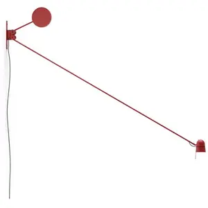 LUCEPLAN lampe murale applique COUNTERBALANCE D73N (Rouge - Aluminium)Vendu parmyareadesign