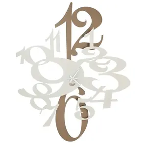 ARTI E MESTIERI horloge murale ERMES (Bronze / sable - Métal)Vendu parmyareadesign