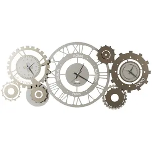ARTI E MESTIERI horloge murale FUSO MECCANO (Sable et bronze - Métal v... pas cher