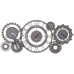 ARTI E MESTIERI horloge murale FUSO MECCANO (Boue et aluminium - Métal...