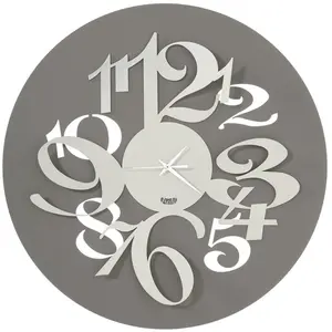 ARTI E MESTIERI horloge murale FOCUS (Fango e avorio - Métal verni) pas cher