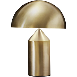 Oluce Atollo 239 Lampe de Table 2 x 75 W E27 Variateur Or pas cher