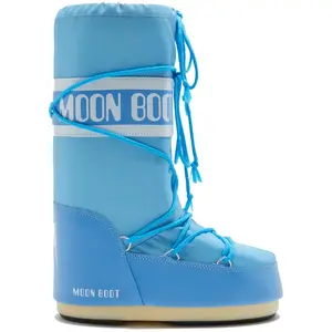 Moon Boot Icon Nylon - Bottes de neige Alaskan Blue 39 - 41 pas cher