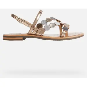 Geox Femme D Sozy S X Sandales, Bronze, 36.5 EU pas cher