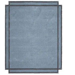 MAGIS tapis VOLENTIERI CORNICE 200 x 300 cm (Gris glace - 97% lin et 3... pas cher