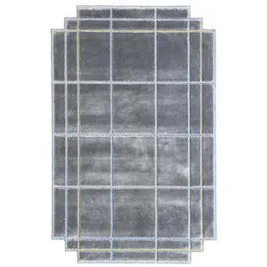 MAGIS tapis VOLENTIERI FINESTRA 170 x 270 cm (Gris clair - 75% viscose...