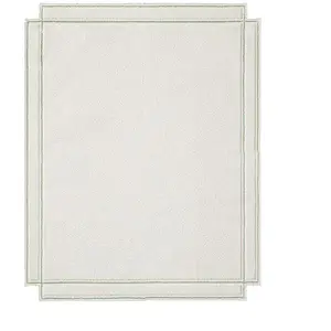MAGIS tapis VOLENTIERI CORNICE 200 x 300 cm (Blanc glace - 97% lin et ... pas cher
