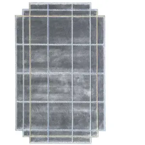 MAGIS tapis VOLENTIERI FINESTRA 200 x 340 cm (Gris clair - 75% viscose... pas cher