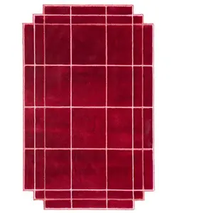 MAGIS tapis VOLENTIERI FINESTRA 200 x 340 cm (Bordeaux - 75% viscose e...