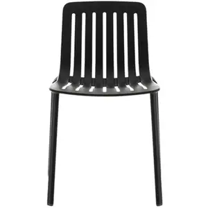 Magis Set De 2 Chaises Sans Accoundoirs Plato (Noir - Aluminium Verni) pas cher