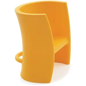 Magis - Fauteuil enfant - Jaune - Polyéthylène - Designer Eero Aarnio pas cher