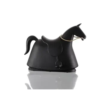 Comparateur de prix : Magis Cheval À Bascule Pour Enfants Rocky (Marron - Polyéthylène)