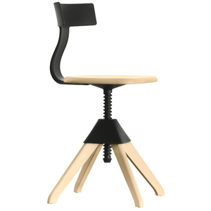 Chaise Tuffy - nature/noir Magis pas cher