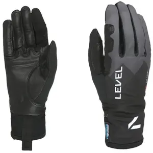 LEVEL - Back XC Plus - Gants taille M, noir/gris pas cher
