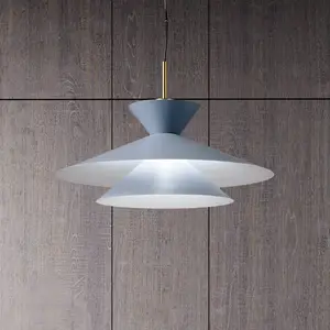 Comparateur de prix : miloox by Sforzin Suspension Kim, bleu ciel, Ø 60 cm, métal