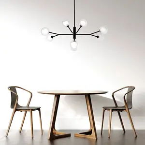 miloox by Sforzin Plafonnier Cosmo, à 8 lampes pas cher